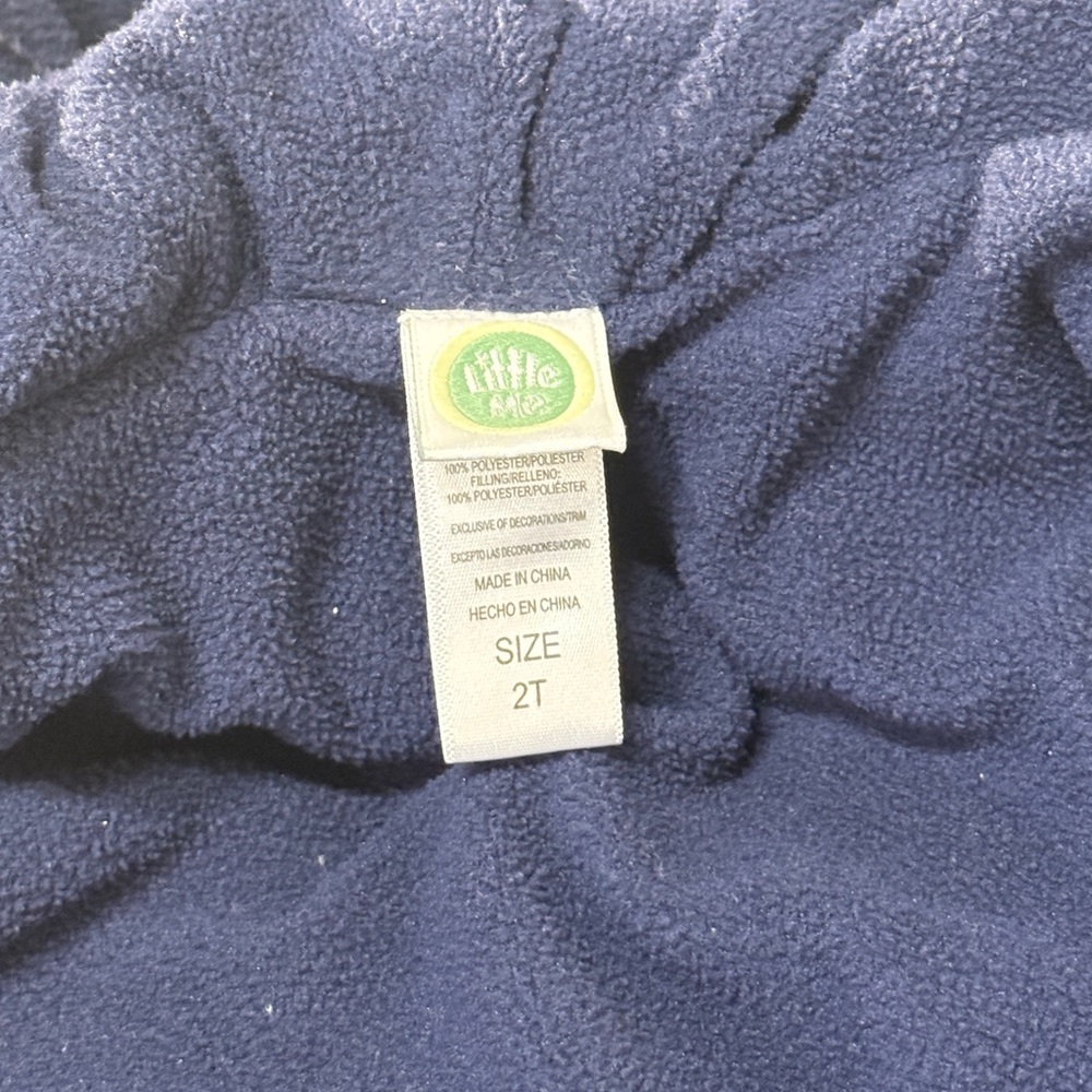 Little Me jacket toddler 2T full zip hooded lined dinosaur print - Picture 4 of 6